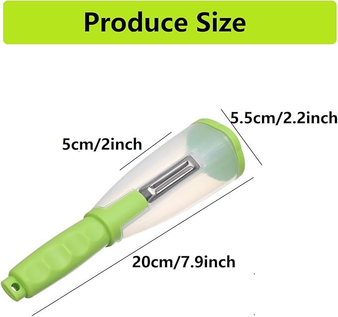 Tochinkar Vegetable peelers for kitchen, Potato Peeler, Fruit Carrot Veggie Peelers Built-in peel catcher, Peeler with Ergonomic Non-Slip Handle,Dishwasher safe for home, office and camping(Red)