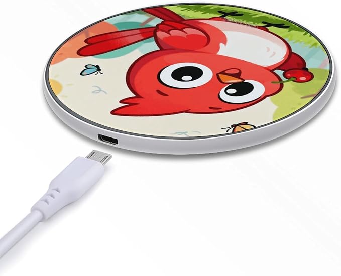 Cardinal Wireless Charger Magnetic Phone Induction Charger 10w Fast Wireless Charging Station Compatible with iPhone 17 16 15 14 13 12 Pro Max Samsung Galaxy S25 S24 S23