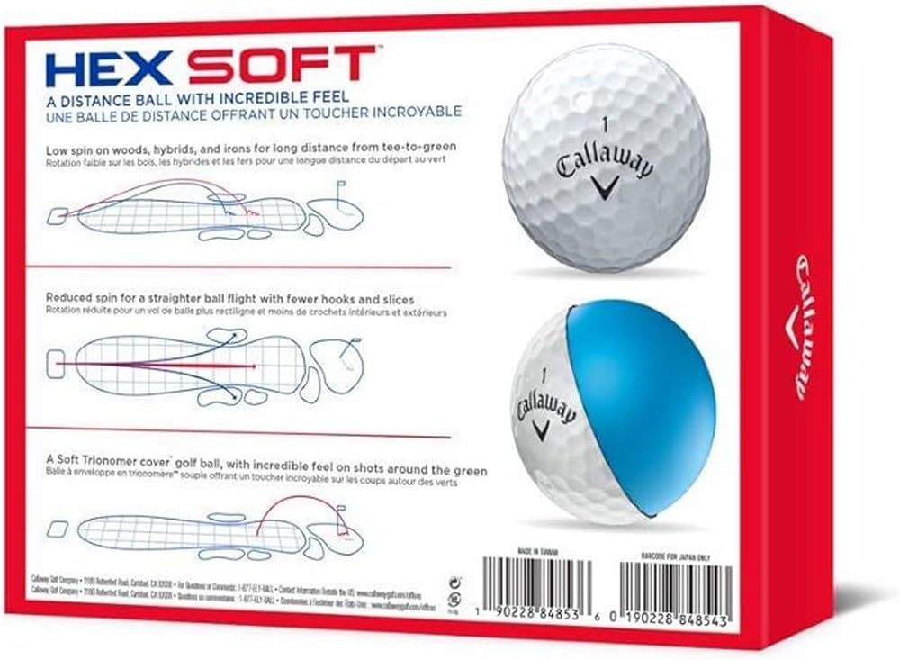 Callaway Hex Soft Golf Balls, One Dozen