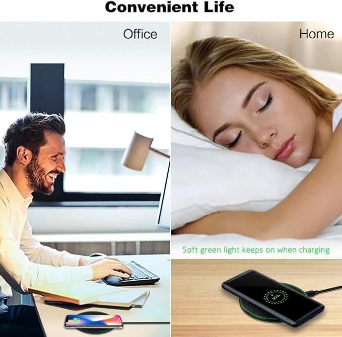 15W Wireless Charger Fast Charging Pad Compatible with T-Mobile REVVL 7 PRO 5G (ONLY for 7 PRO) Slim Quick Charge