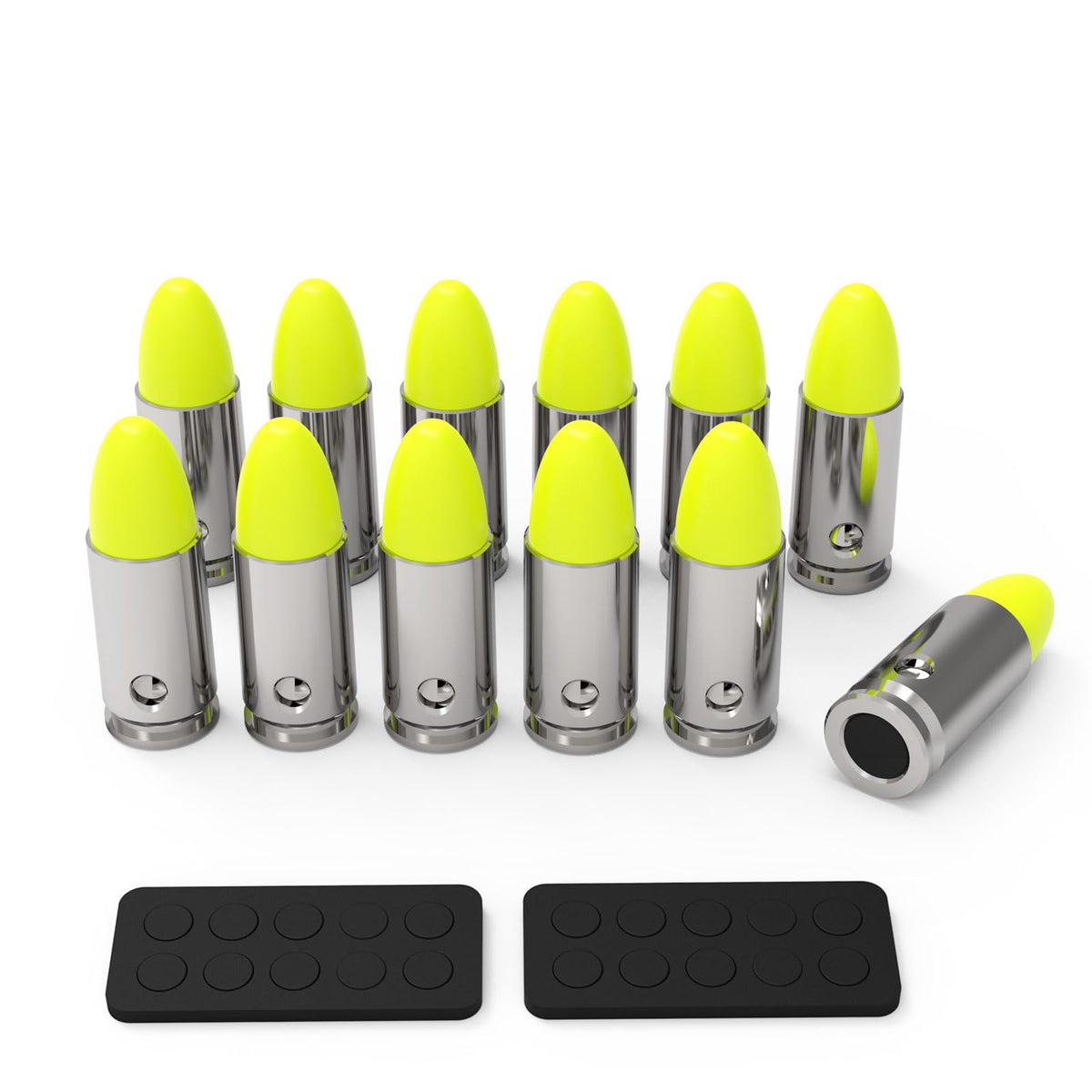 Artemis 9mm Snap Caps Dummy Rounds Practice Rounds - Closed Weight & Precise Size for Safe Firearm Training, Fault Diction Test and Dry Fire Practice( 12Pcs )