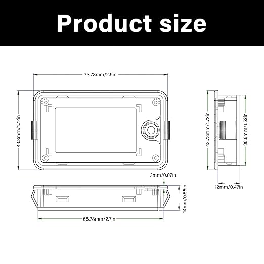8-100V Battery Monitors Digital Capacity Tester Car Charging Levels Indicators Batteries Power Indicators Battery Capacity