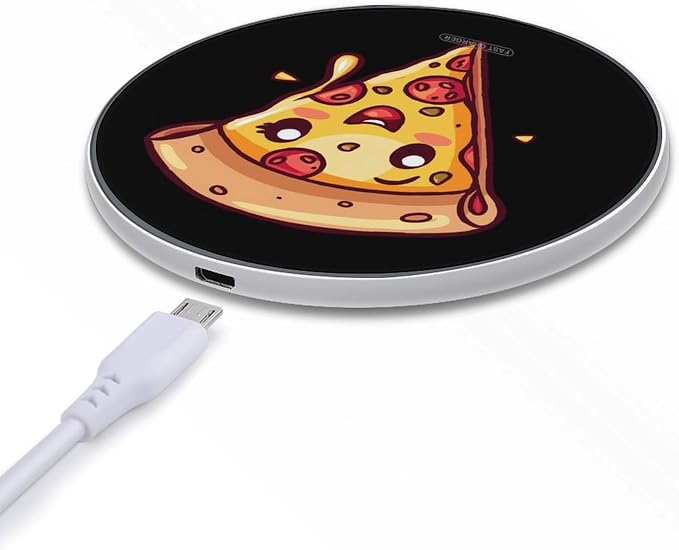 Cute Pizza Wireless Charger Portable Charging Pad | LightweightAll Smartphone