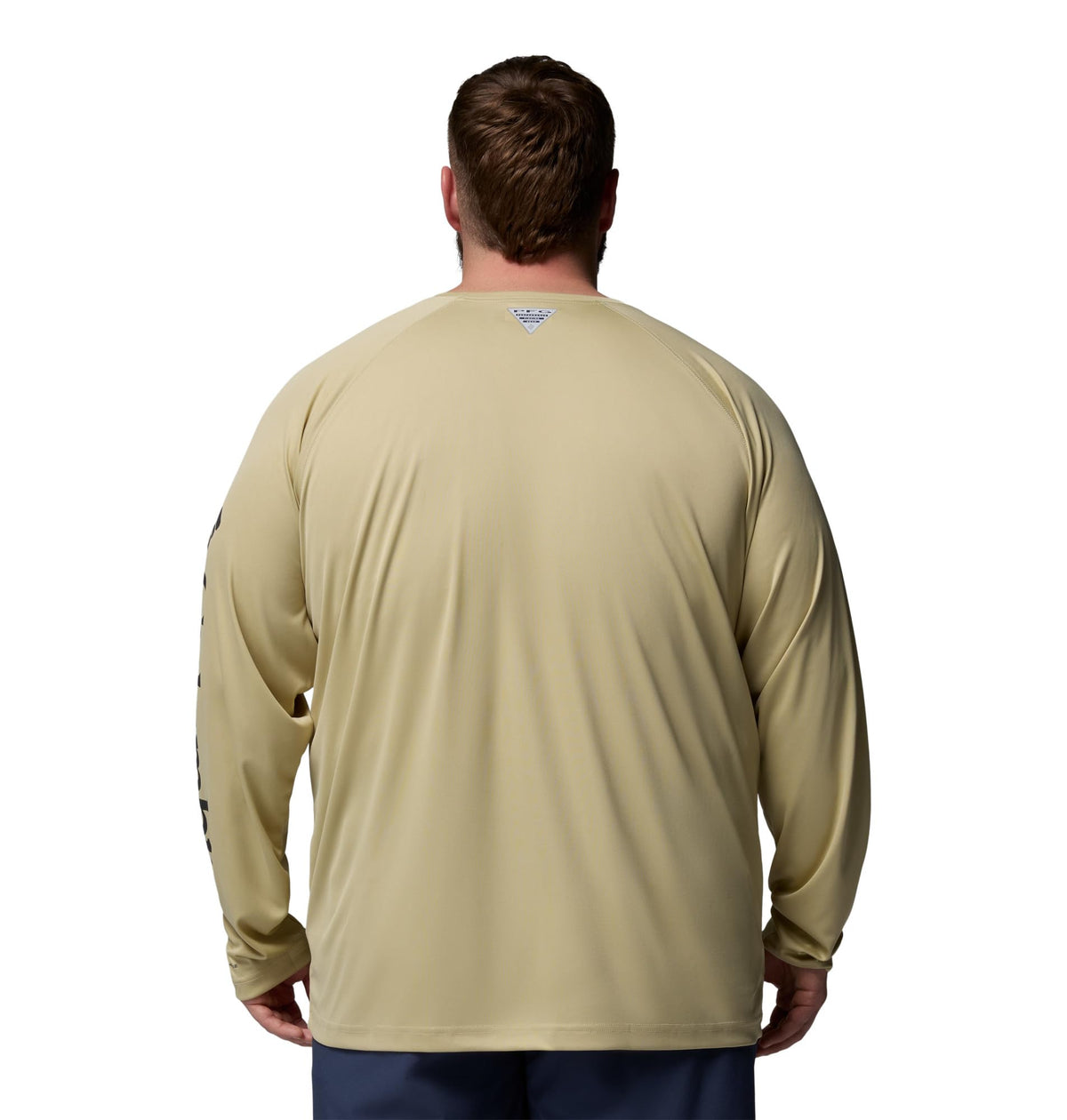 Columbia Men's PFG Terminal Tackle Long Sleeve Fishing Shirt, Serpentine/Shark Logo, X-Large Tall