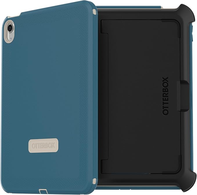 OtterBox Defender Series Case for iPad (A16) & iPad 10th Gen - Blue | Heavy Duty Impact Absorbing Rugged and Protective Multi-Layer iPad Case