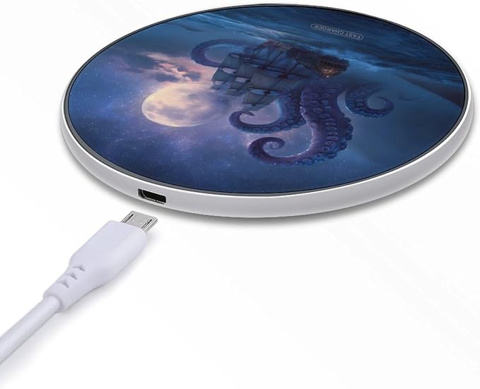 Octopus Monster Sailing Wireless Charger Portable Charging Pad | LightweightAll Smartphone