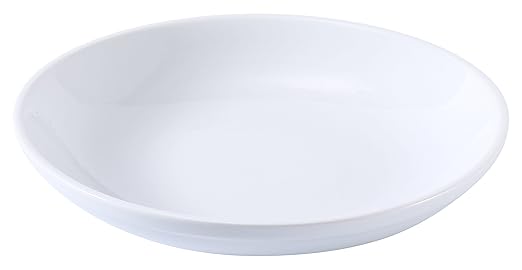 Yanco AC-11-S ABCO 10.5" Salad/Pasta Bowl, 45 oz Capacity, Porcelain, Super White, Pack of 12