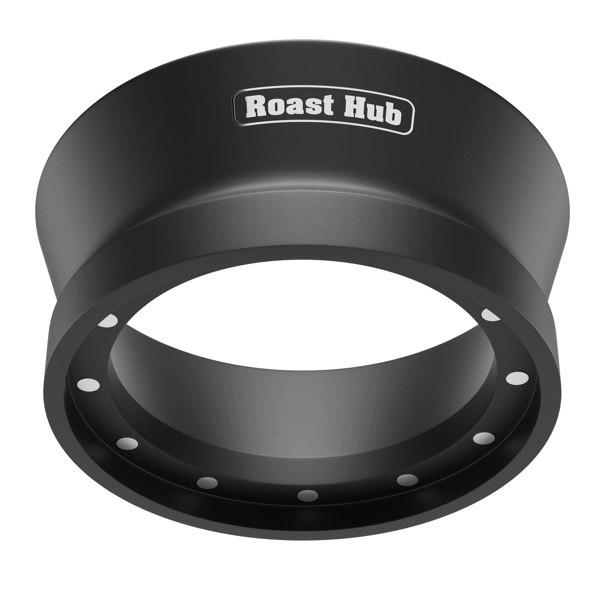 Roast Hub 58mm Magnetic Dosing Funnel for Portafilter Espresso Machine ~ High Strength 12 Magnet Design ~ Fits Most Express Coffee Machines ~ Home Barista Espresso Portafilter Adapter ~ UK Brand