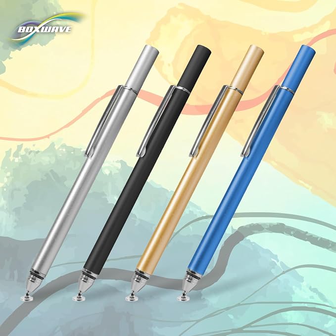 BoxWave Stylus Pen Compatible with Samsung Galaxy A50 - FineTouch Capacitive Stylus Super Precise Stylus Pen - Jet Black