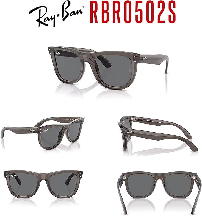 Ray-Ban Wayfarer Reverse RBR0502S Square Sunglasses for Men for Women +BUNDLE with ACCESSORY EYEWEAR KIT
