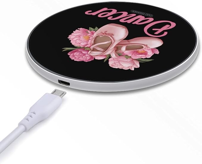 Dancer Ballet Shoes Wireless Charger Portable Charging Pad | LightweightAll Smartphone
