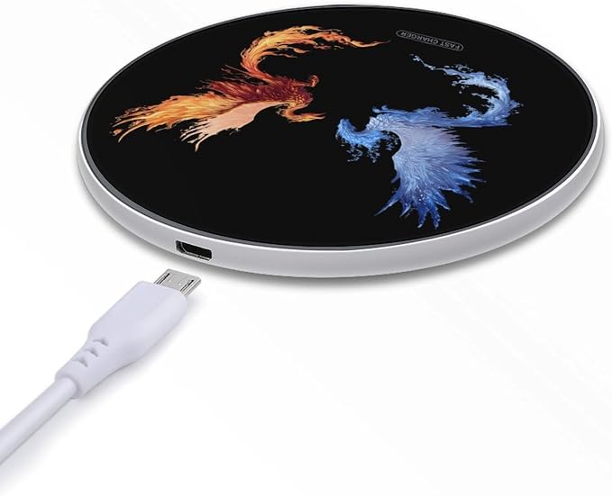 Dragon Phoenixes Wireless Charger Portable Charging Pad | LightweightAll Smartphone