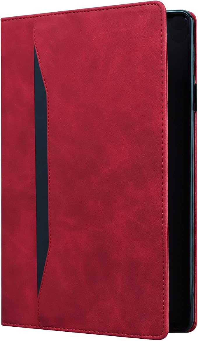 for Kindle Fire HD 8 Tablet (only Fits 10th Generation) & Fire HD 8 Plus 8 Case 2020 with Stand/Pencil Holder/Card Pocket/Elastic Band Embossed PU Leather Floral Cover Brown Peacock Flower