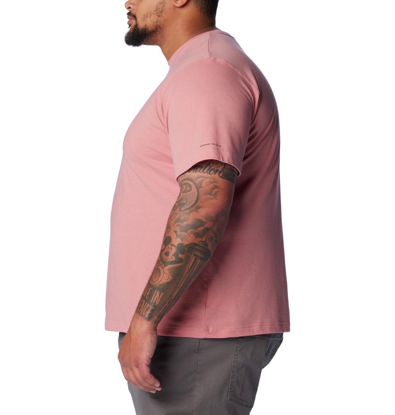 Columbia Men's Thistletown Hills Short Sleeve, Pink Agave, XX-Large
