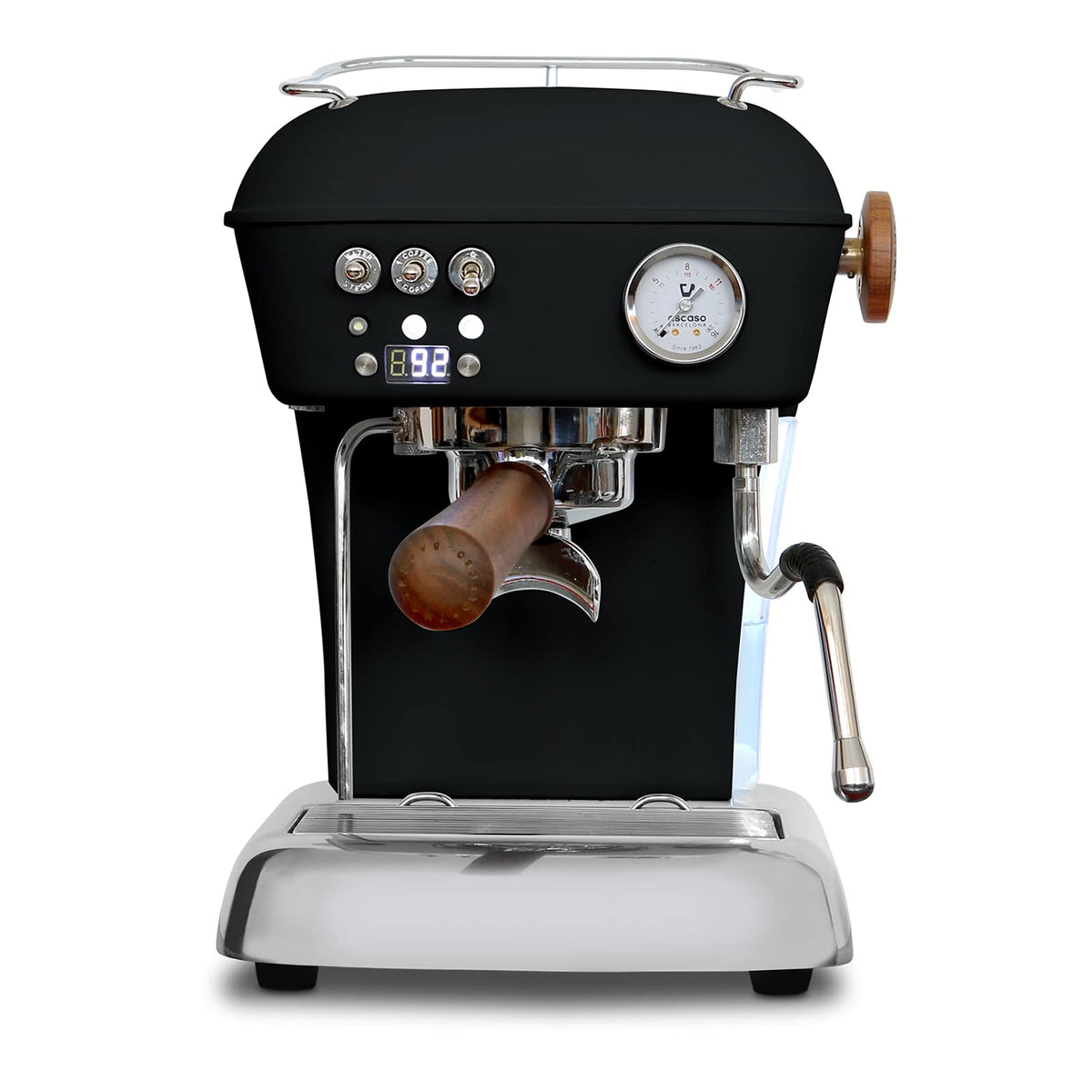 Ascaso Dream PID, Programmable Home Espresso Machine w/Volumetric Controls, 120V (Anthracite)