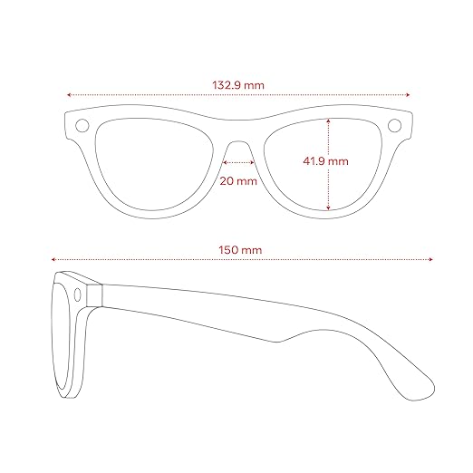 Ray-Ban Meta (Gen 1), Skyler, Shiny Black | Smart AI Glasses for Men, Women — 12 MP Ultra-Wide Camera, Open-Ear Speakers for Audio, Video Recording and Bluetooth — Green Lenses — Wearable Technology
