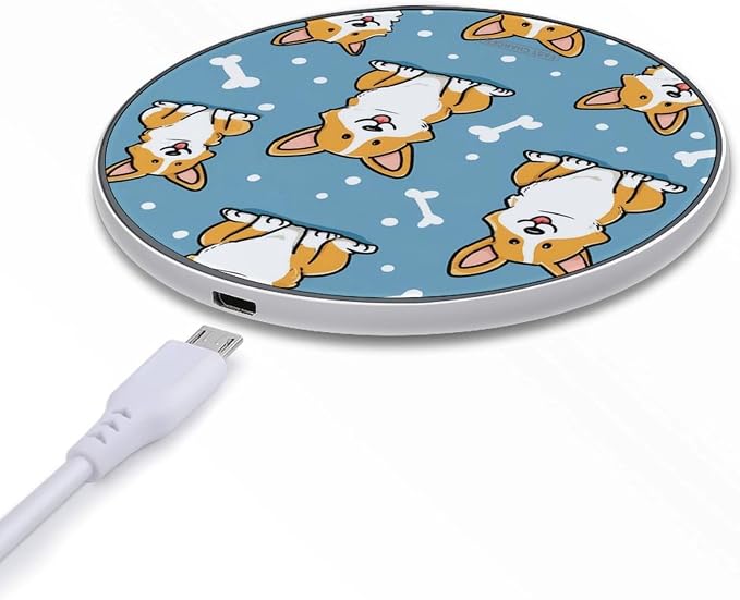 Cute Welsh Corgi Wireless Charger Portable Charging Pad | LightweightAll Smartphone