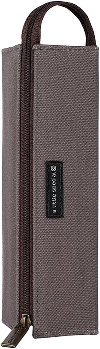 KOKUYO Square Pencil Holder DuPont (Canvas, Dark Brown)