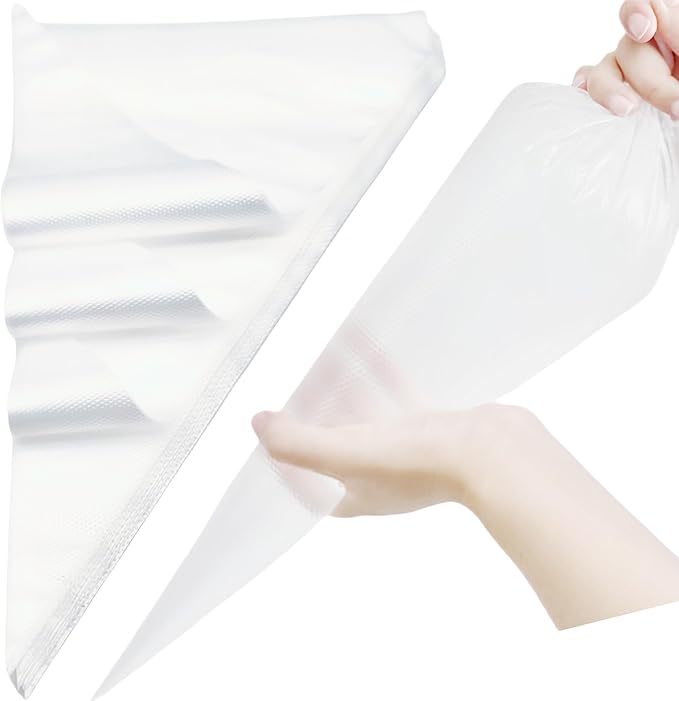 HOMYTOP Extra Large Piping Bag 18 Inch,100 Pack Disposable Pastry Bag