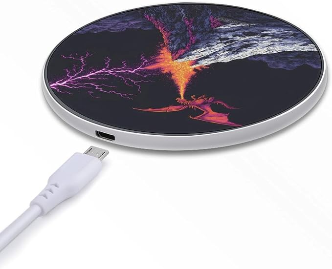 Dragon Fire Wireless Charger Portable Charging Pad | LightweightAll Smartphone