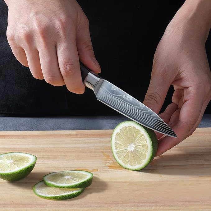 Paring Knife Set, 3.5'' Fruit and 5'' Utility Knife