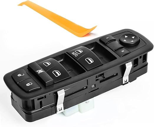JALIAMTE 68086693AC Master Power Window Switch, Window Control Switch 8+3 Pins Driver Side Power Switch Compatible with 2011-2013 Dodge Durango/Grand Cherokee, Replaces OE# 68086693AD, 68086693AE