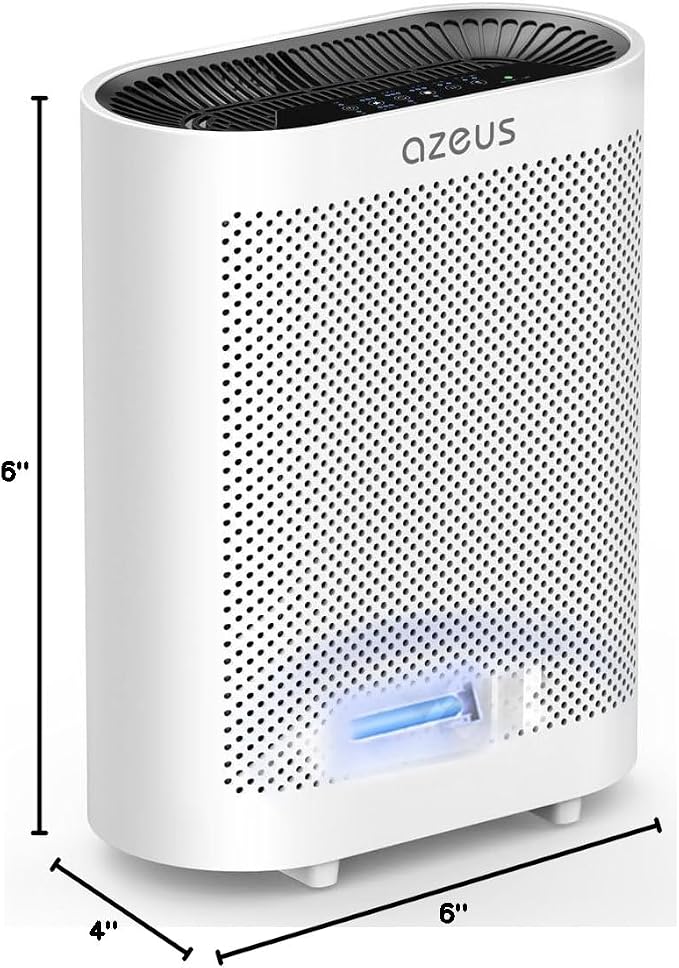 Azeus True HEPA Air Purifier GL-FS32 | 4-Stage Filtration System, Ultra-Quiet