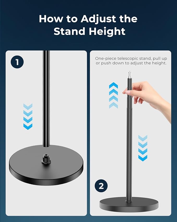 Aureday 12” Selfie Ring Light with Stand, Overall 79” Tall Ringlight Stands with Remotes and Phone Holder, Professional Floor Stand Light Ring for Video Recording/Live Stream/TikTok/Photography/Barber