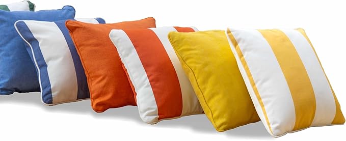 East Green 14 x 14 Waterproof Outdoor Pillow with Insert, Dark Green - Premium Olefin Outdoor Accent Pillow for Patio Furniture