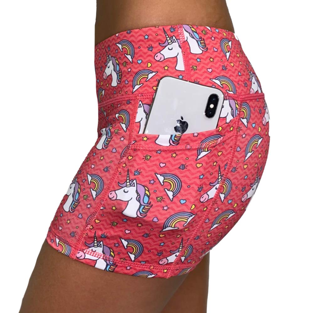 Epic MMA Gear 3" Stretchy Active Fitness Yoga Running Exercise Workout Shorts Side Pockets