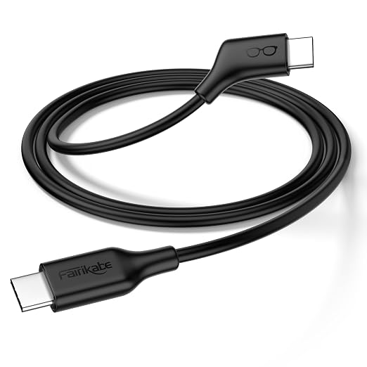 fairikabe USB-C Cable for AR Glasses 3.9FT 4K60Hz Display Cable 60W | for AR Glasses USB-C Monitor Portable Monitors 10GB 60W 4K Video Cable for Xreal One Xreal Air and More
