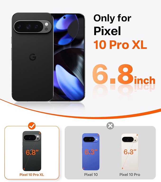TORRAS Magnetic & Stand for Google Pixel 10 Pro XL Case, Fit for MagSafe, Military Grade Drop Protection, Slim Fit for Google Pixel 10 Pro XL Phone Case with Sturdy Kickstand, Translucent Matte Green
