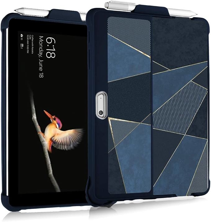 for Surface Go 3 Case Surface Go 2 Case Surface Go Cases Shockproof Rugged Folio Surface Go 3/ Go 2/ Go Protective Cases Cover Compatible with Microsoft Surface Go 2/ Go 3/ Go 10 inch Tablet