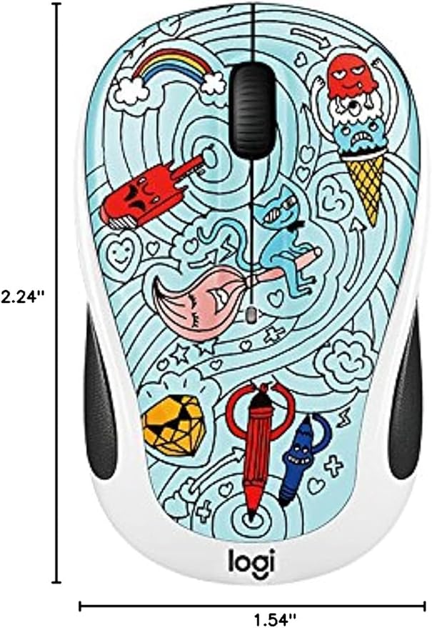 Logitech 910-005027 M325C Wireless Mouse-BAE-BEE Blue