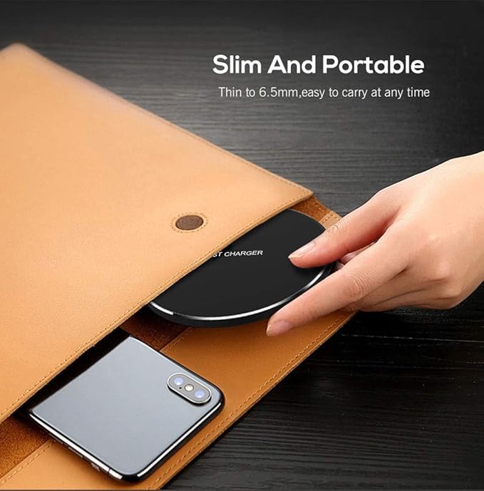 Fast Wireless Charger,20W Max Wireless Charging Pad Compatible with iPhone 16/16 Pro/15/14/13/12/SE/11/XS Max/XR,AirPods;FDGAO Wireless Charge Mat for Samsung Galaxy S25/S24/Note,Pixel/LG G8