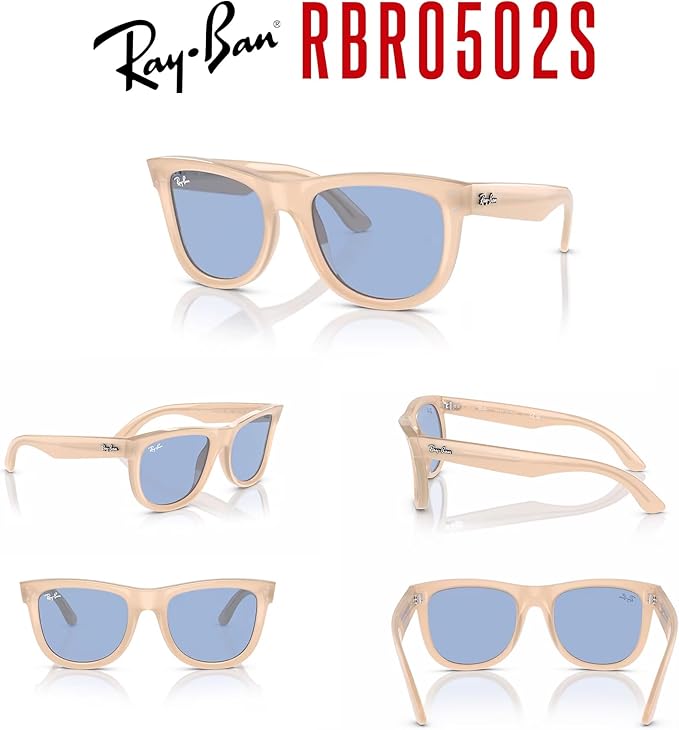 Ray-Ban Wayfarer Reverse RBR0502S Square Sunglasses for Men for Women +BUNDLE with ACCESSORY EYEWEAR KIT