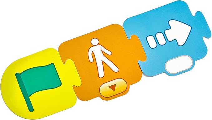 hand2mind ScratchJr Block-Based Coding Magnetic Demonstration Set, Learn to Code, Computer Science and Programming for Kids, STEM Activities, Elementary STEM Classroom, Science Teacher Supplies