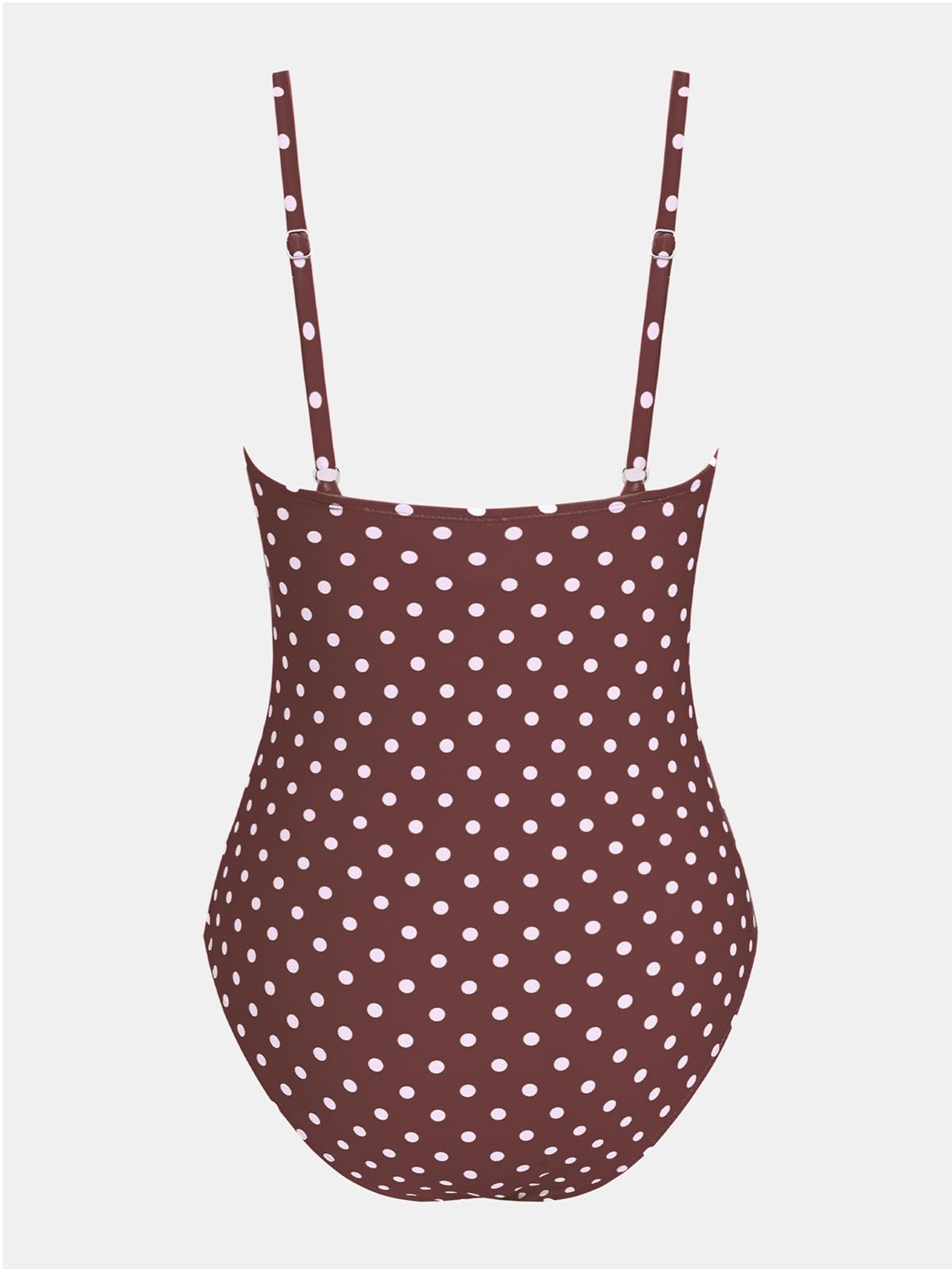 CUPSHE Women's One Piece Swimsuit Bathing Suit V Neck Ruched Adjustable Straps Spaghetti, XS