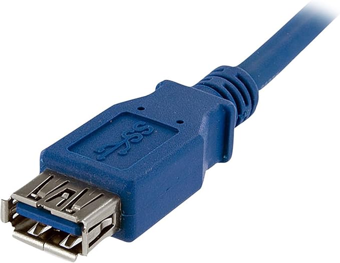 StarTech.com 1m Blue SuperSpeed USB 3.0 Extension Cable A to A - Male to Female USB 3 Extension Cable Cord 1 m (USB3SEXT1M)