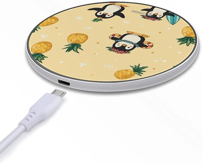 Cute Penguins Wireless Charger Portable Charging Pad | LightweightAll Smartphone