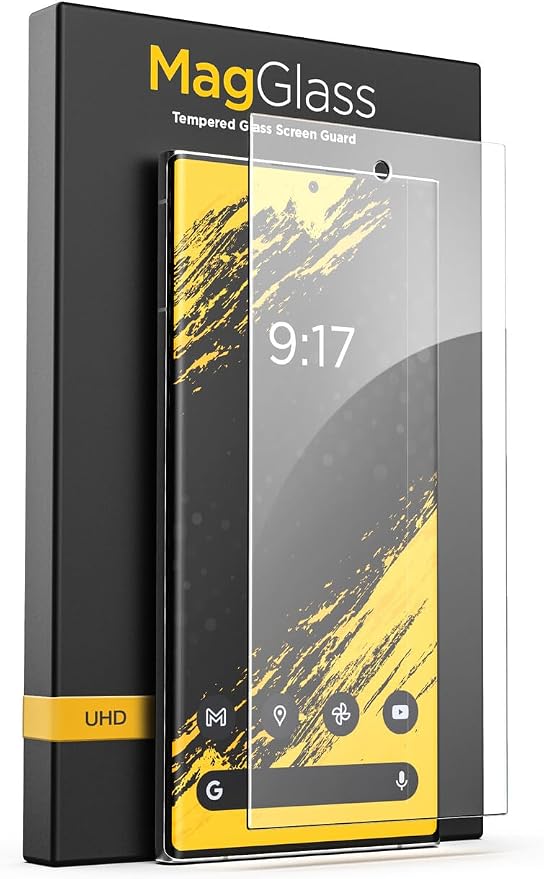 magglass Matte Screen Protector for Samsung Galaxy S24 Ultra Anti Glare Tempered Glass Guard (Easy Applicator Included)