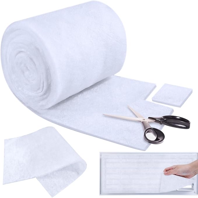 300 x 12 inch Air Vent Filters Polyester Floor Vent Filter Cut to Fit Dust