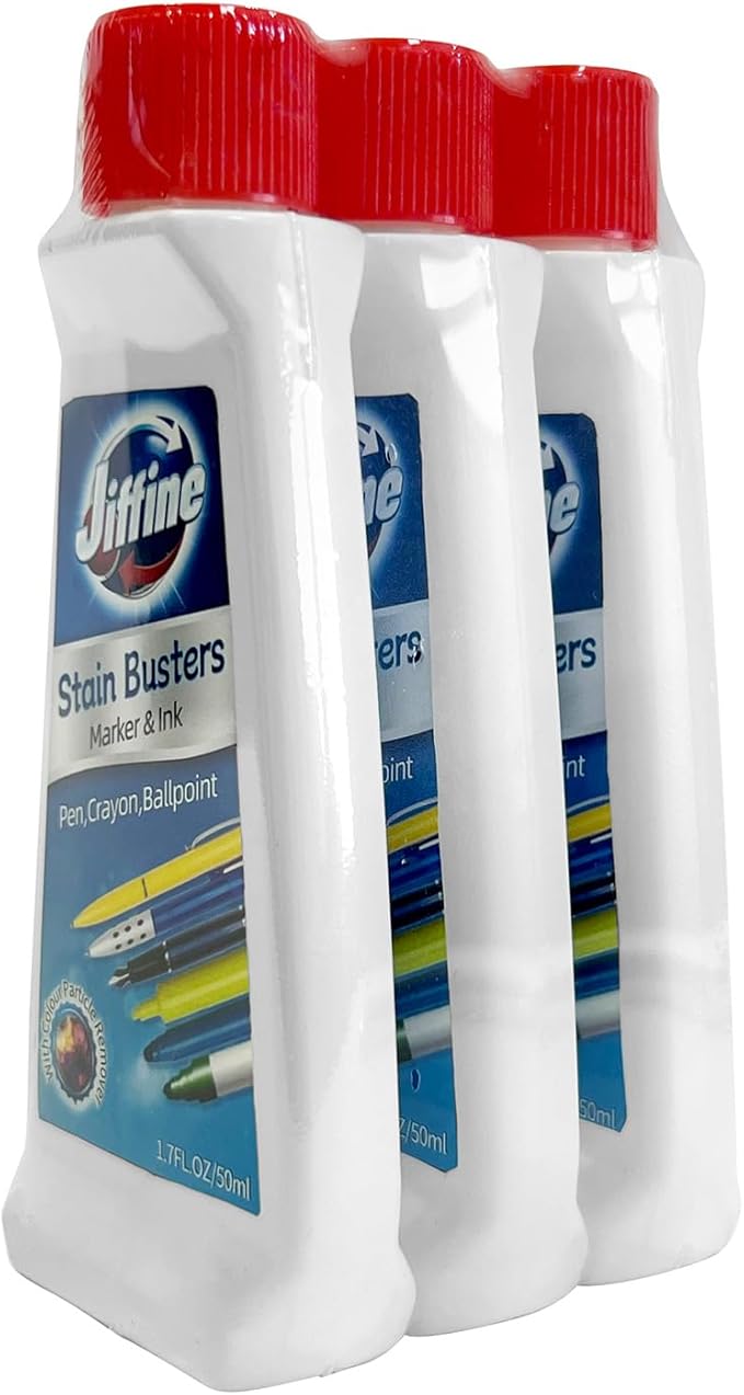 Laundry Stain Remover, Professional for Removing Marker, pencil and Ballpoint Pen Stains From Clothes, 50ml 3 Bottles