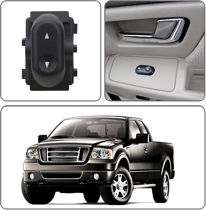 AiYiGu Power Window Control Switch Button Front Rear Passenger Side Compatible with 2003-2008 Ford Crown Victoria/F150/ Expedition, Mercury Marauder/Grand Marquis, Lincoln Mark LT Replace 2L1Z14529AA