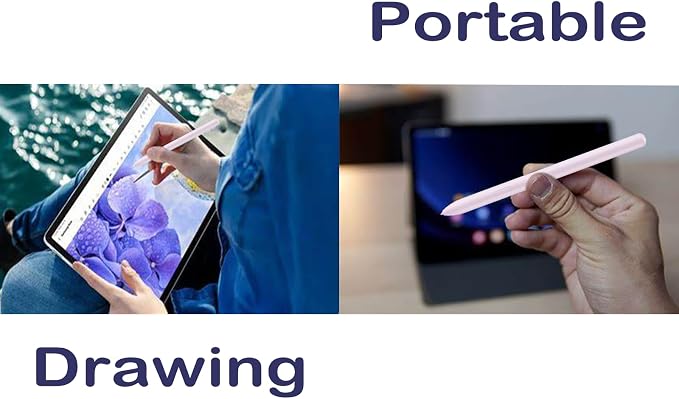 Beige Galaxy Tab S9 FE S Pen for Samsung Galaxy Tab S9 FE Stylus Pen Replacement 4096 Pressure Levels with Free 5 Tips