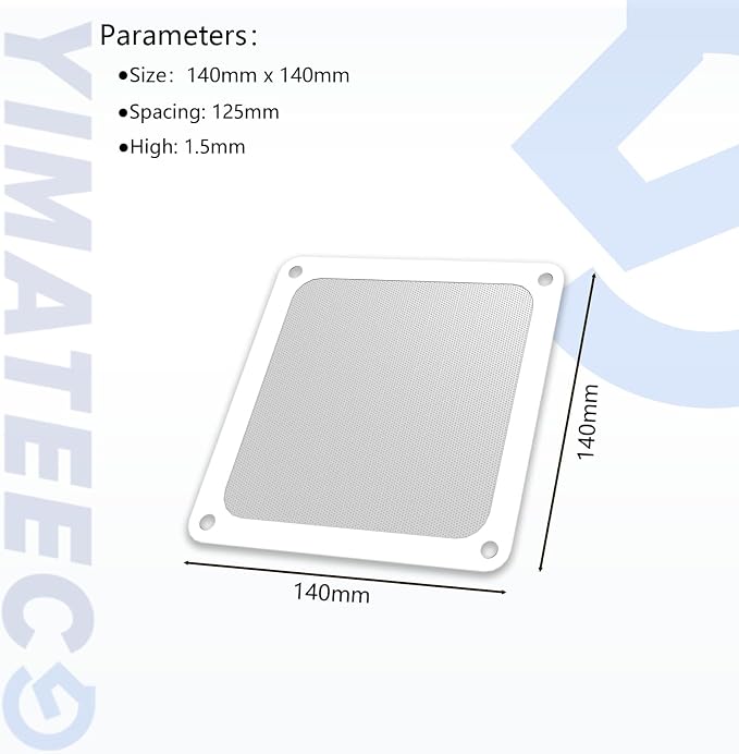 Dust Filter PC 140mm Computer Fan Filter Grills