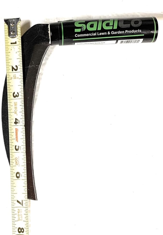 SaidiCo Japanese Style Weeding Grass Sickle with Forged 165mm/6.5" Blade