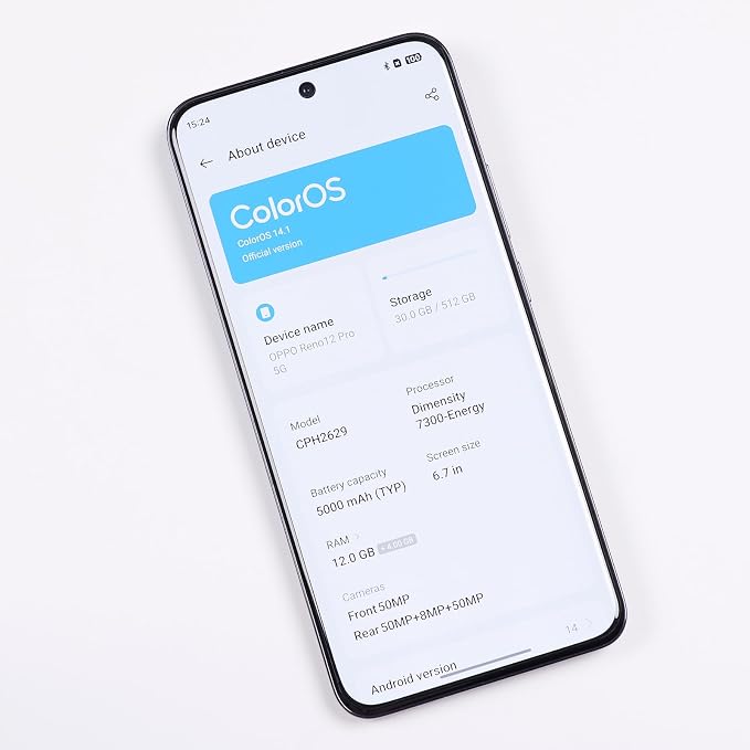 Ibywind for Oppo Reno12 Pro 5G Screen Protector2-PackHydrogel Film with Camera Lens ProtectorEasy Installation ToolBubble-FreeFingerprint Unlock CompatibleAnti-ShatterAnti-Scratch