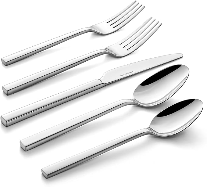 Silverware Set for 6, 30 Piece Flatware Set, Stainless Steel