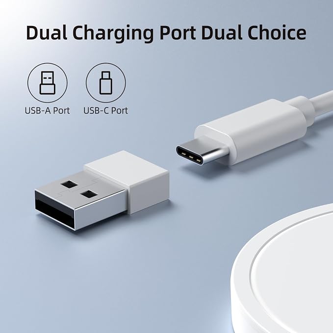 Magnetic Wireless Charger for iPhone 15W Fast Mag Safe Charger 2 Pack Charging Pad Compatible with iPhone 17/16/15/14/13/12 Series and Air - Pods 3/2/Pro 2/Pro Black